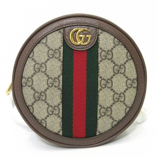 Gucci Bag Offidia Mini Rucksack Backpack Brown Sherry Line Ladies GG Supreme
