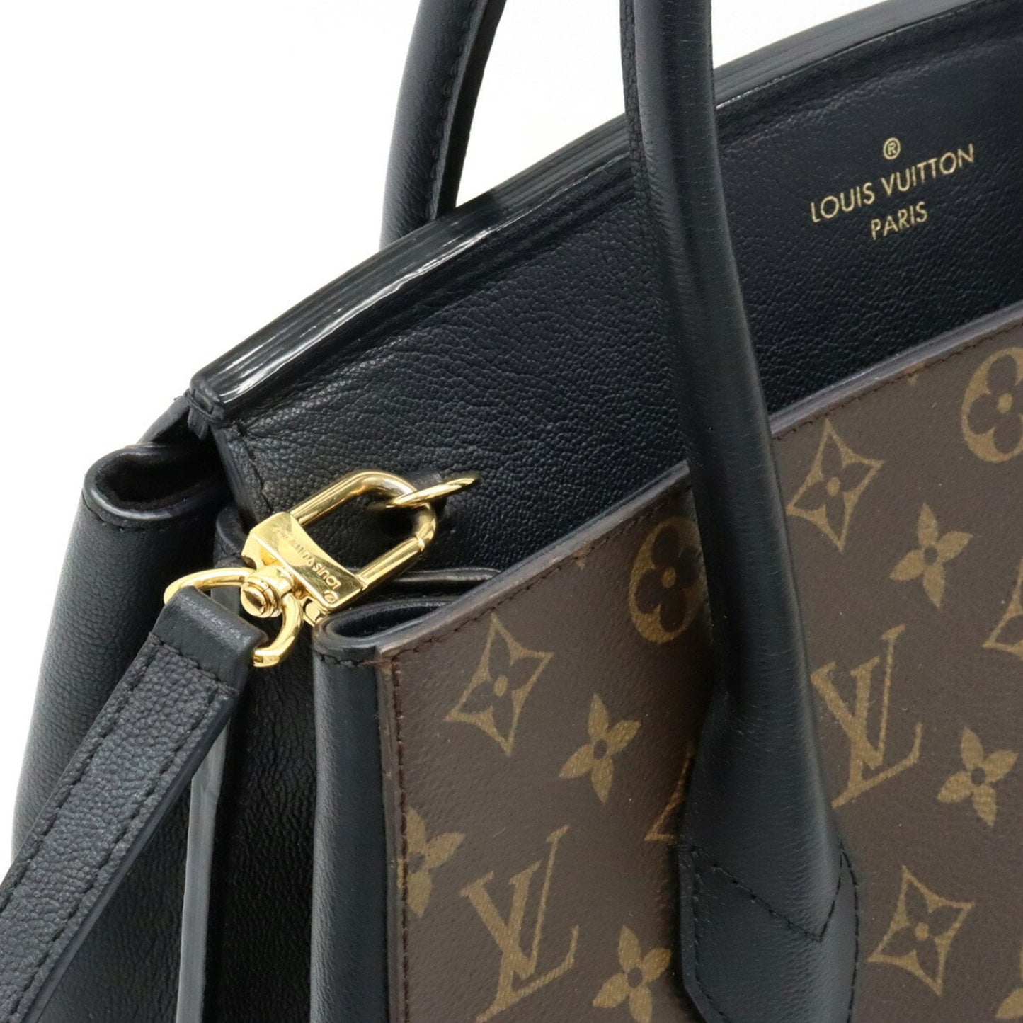 LOUIS VUITTON Monogram Florine Handbag Shoulder Bag Noir Black M42269
