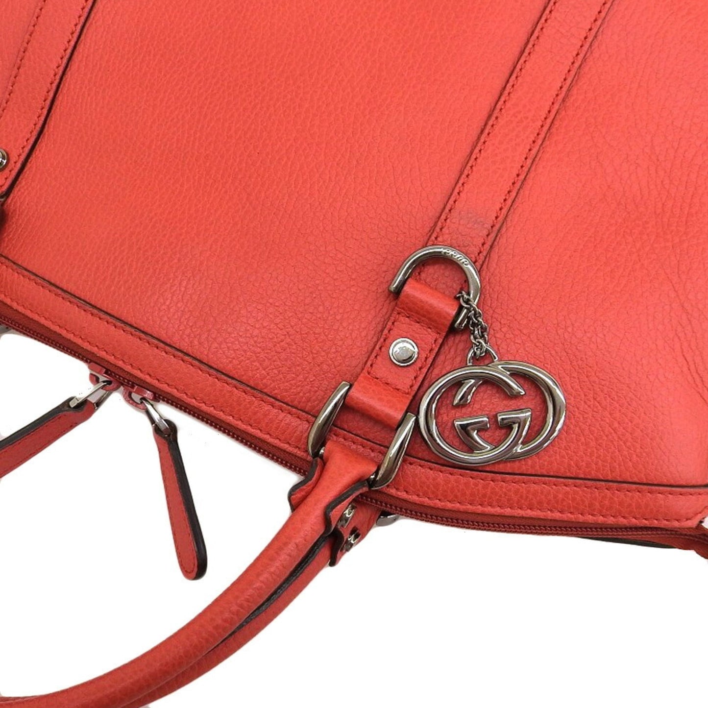 Gucci 2WAY bag leather red 339551
