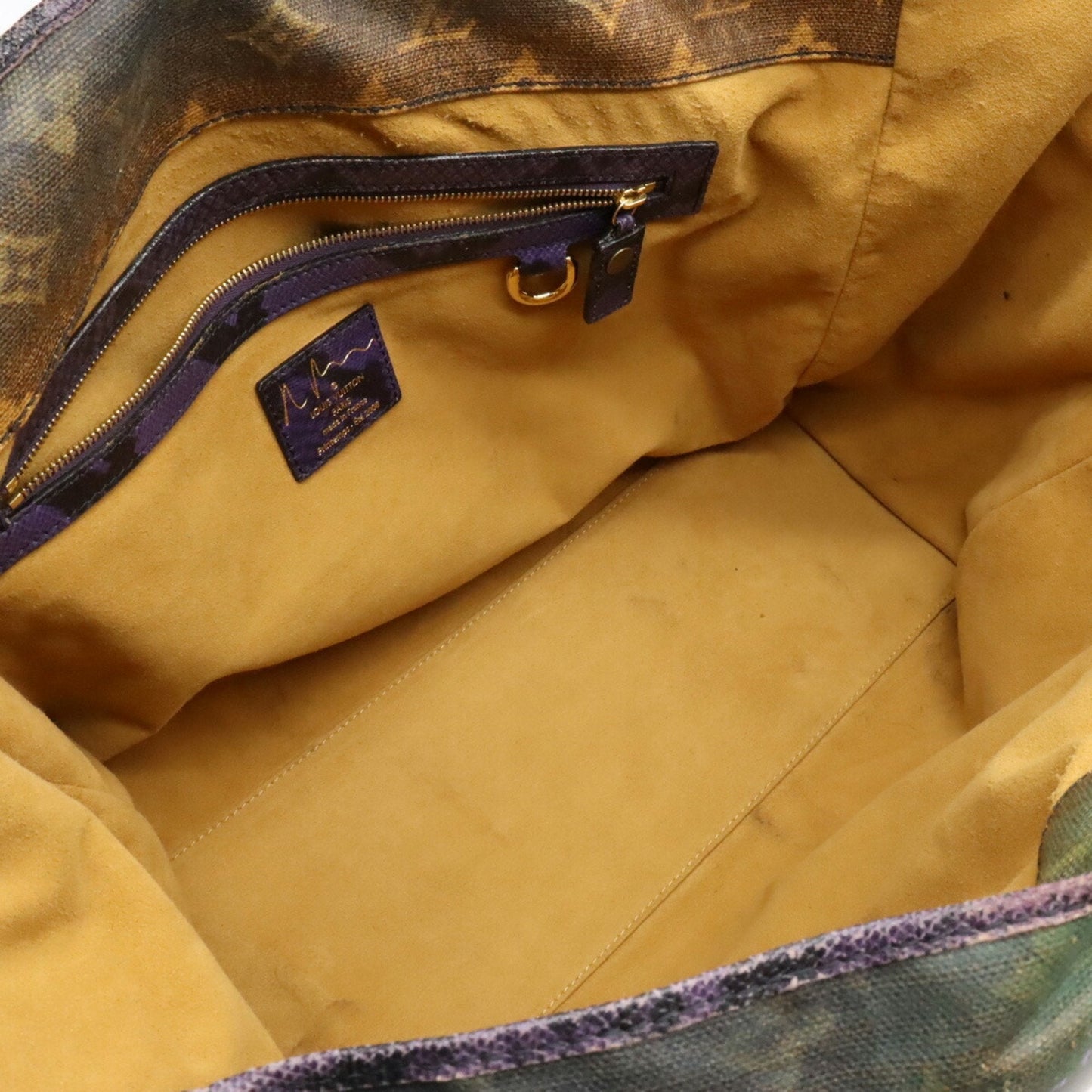LOUIS VUITTON Monogram Jokes Heartbreak Tote Bag Large Shoulder Violet M95740