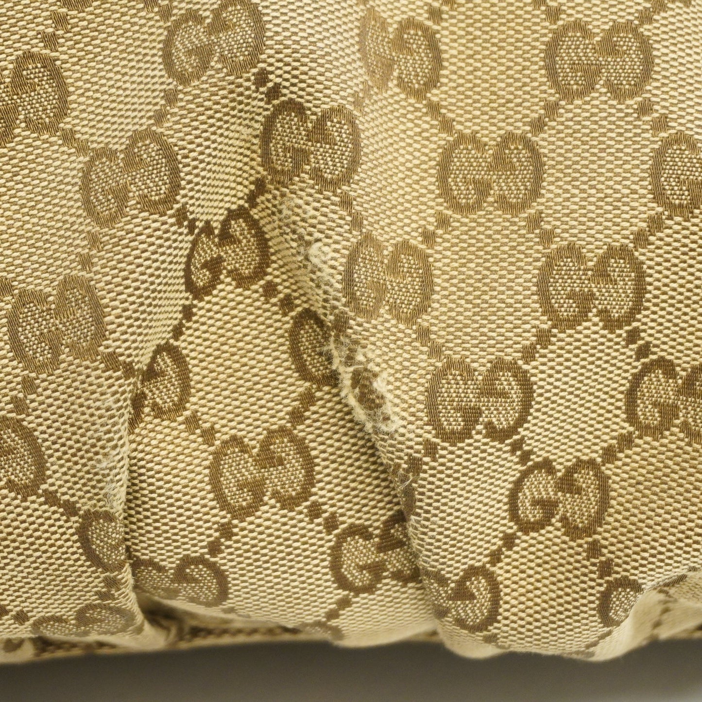 GUCCI  GG Canvas Handbag 190525 Women's Handbag Beige,White