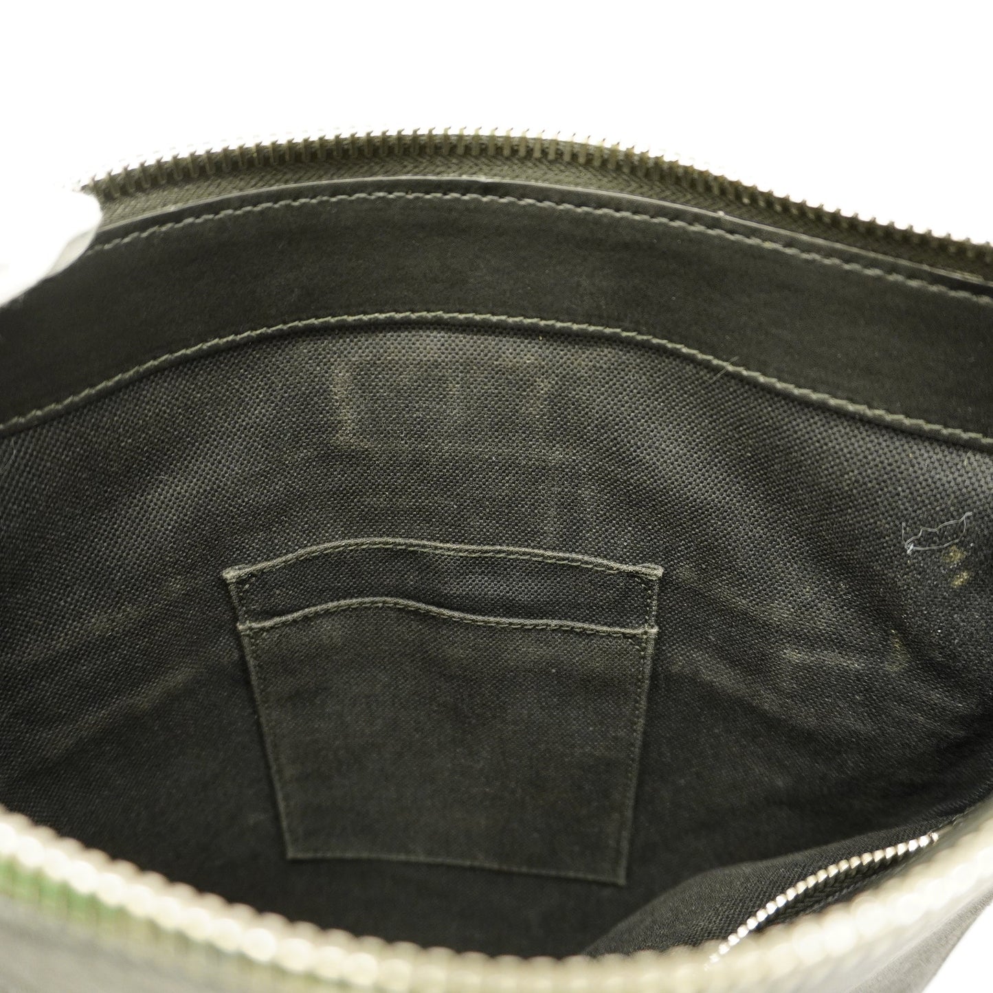 Gucci  474137 Men's PVC,Leather Shoulder Bag Black