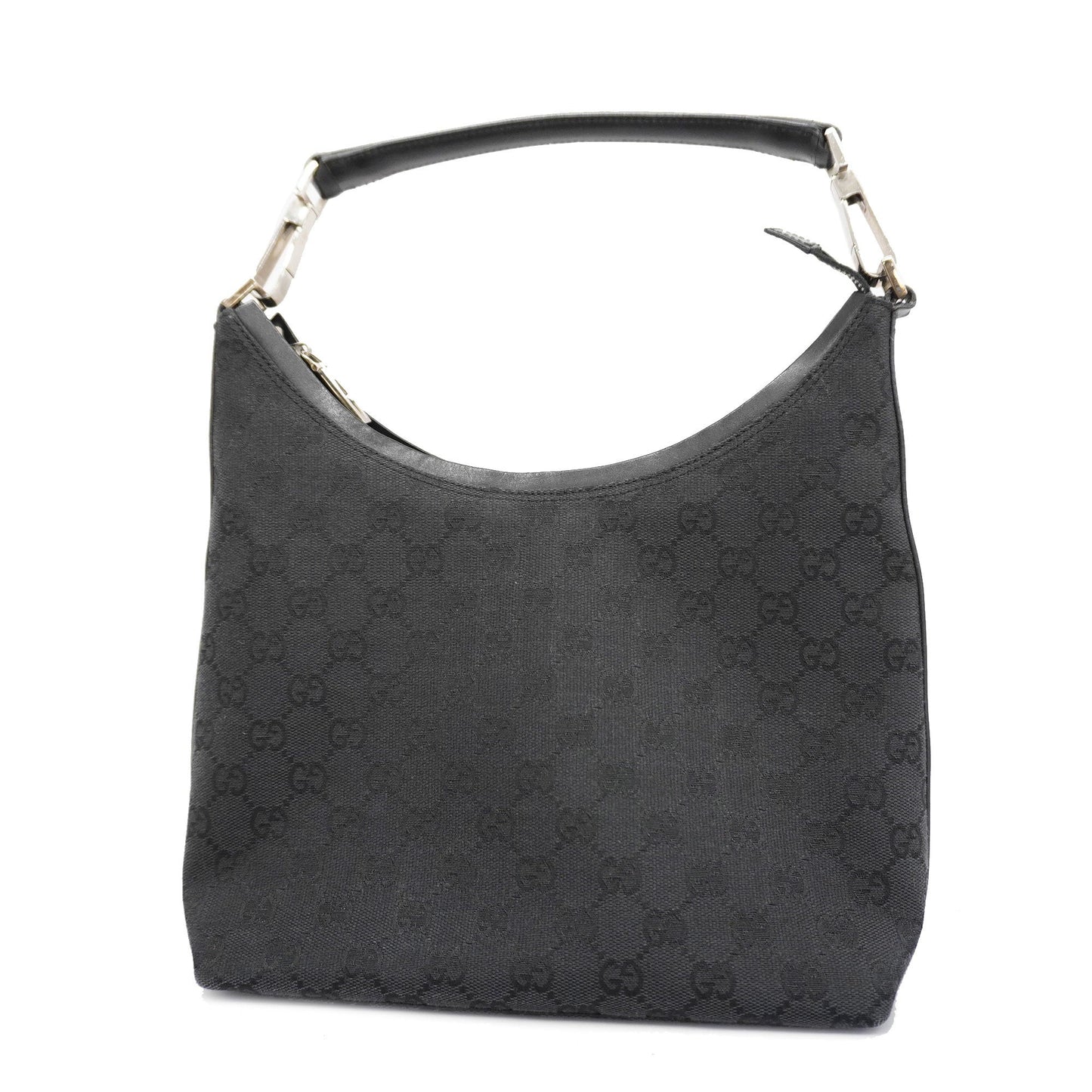 Gucci  000 0602 Women's GG Canvas Hand Bag Black