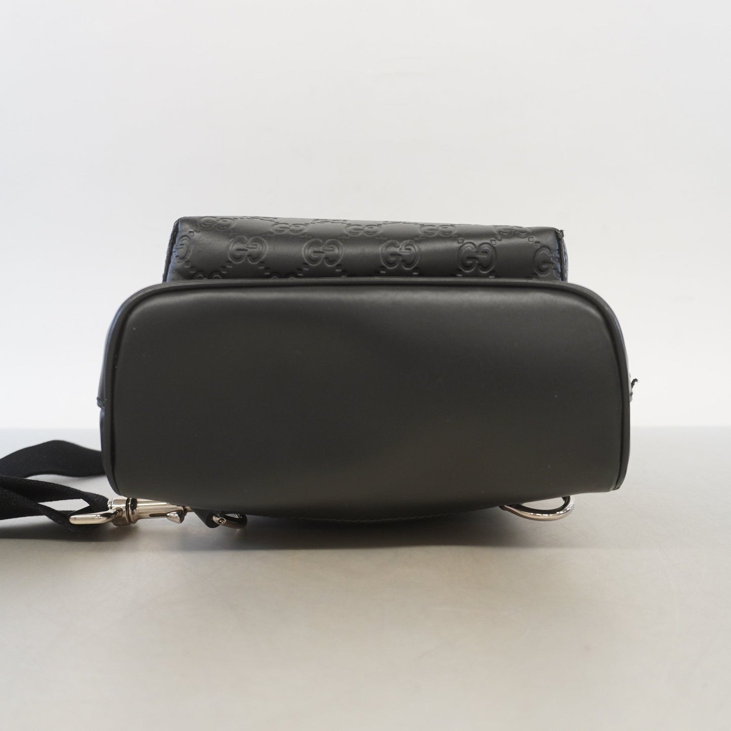 Guccissima Body bag 450970 Men's Leather Sling Bag Black