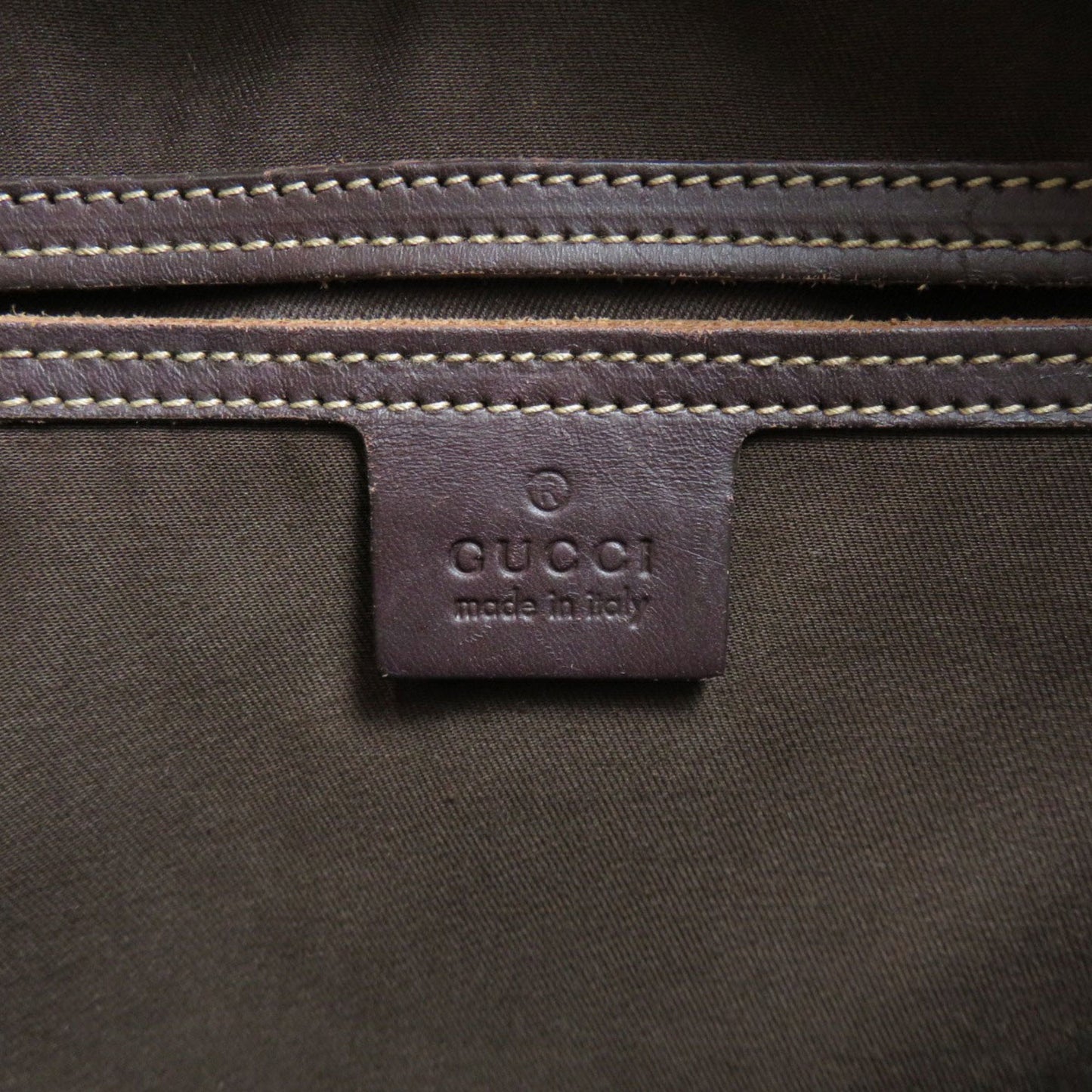 Gucci 211138 GG Handbag Leather / PVC Ladies GUCCI