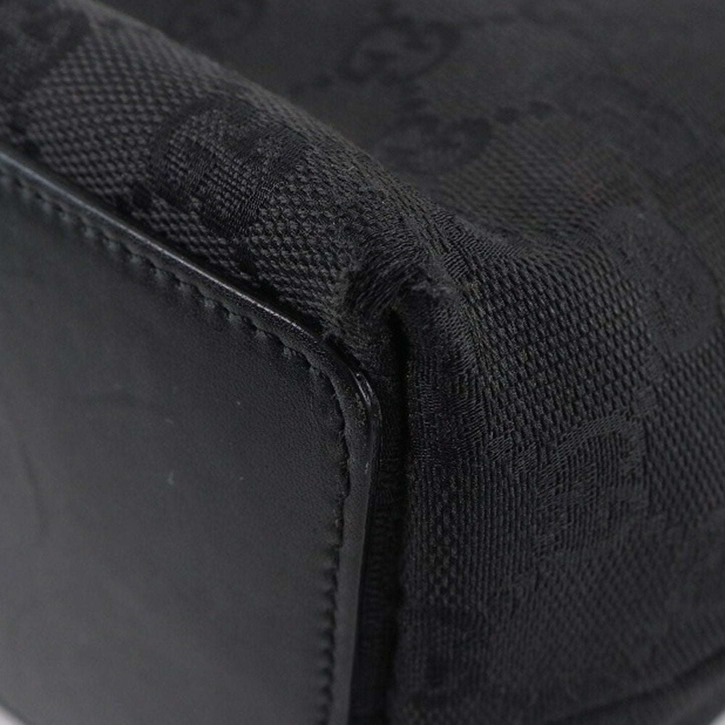 Gucci 31244 GG Canvas Black Ladies HandBag