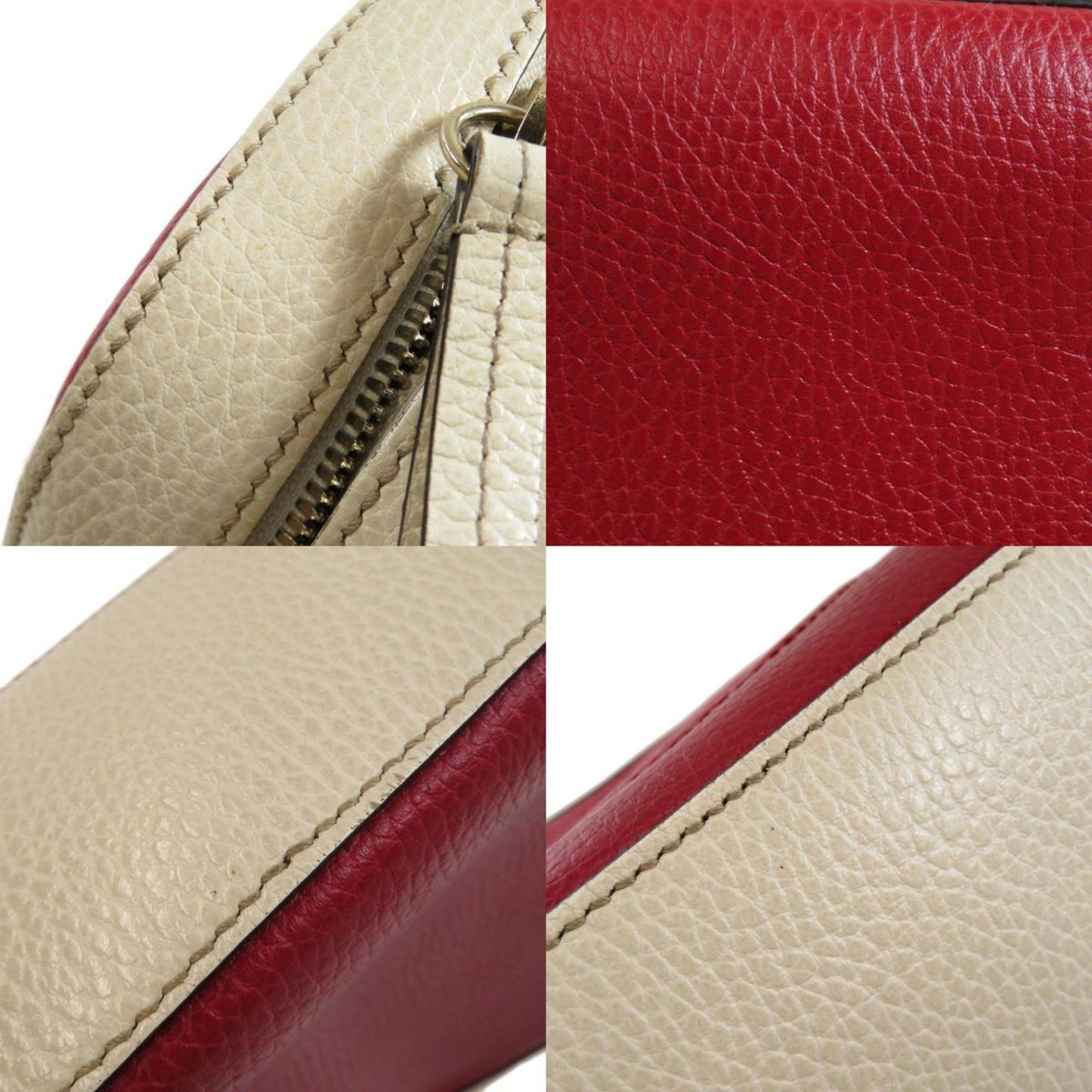 Gucci 431567 Soho Interlocking G Shoulder Bag Leather Ladies