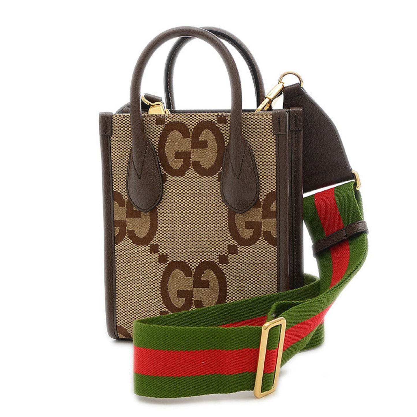 Gucci Jumbo GG 2Way Shoulder Bag Canvas Beige 699406