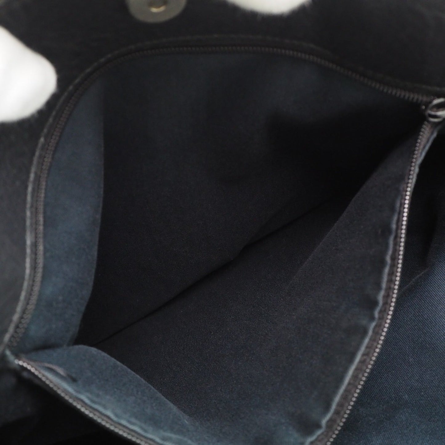 Gucci 101346 GG canvas x leather black unisex tote Bag
