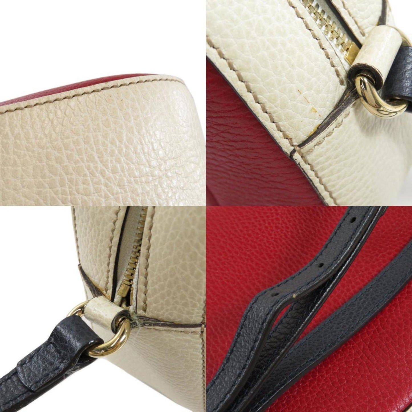 Gucci 431567 Soho Interlocking G Shoulder Bag Leather Ladies