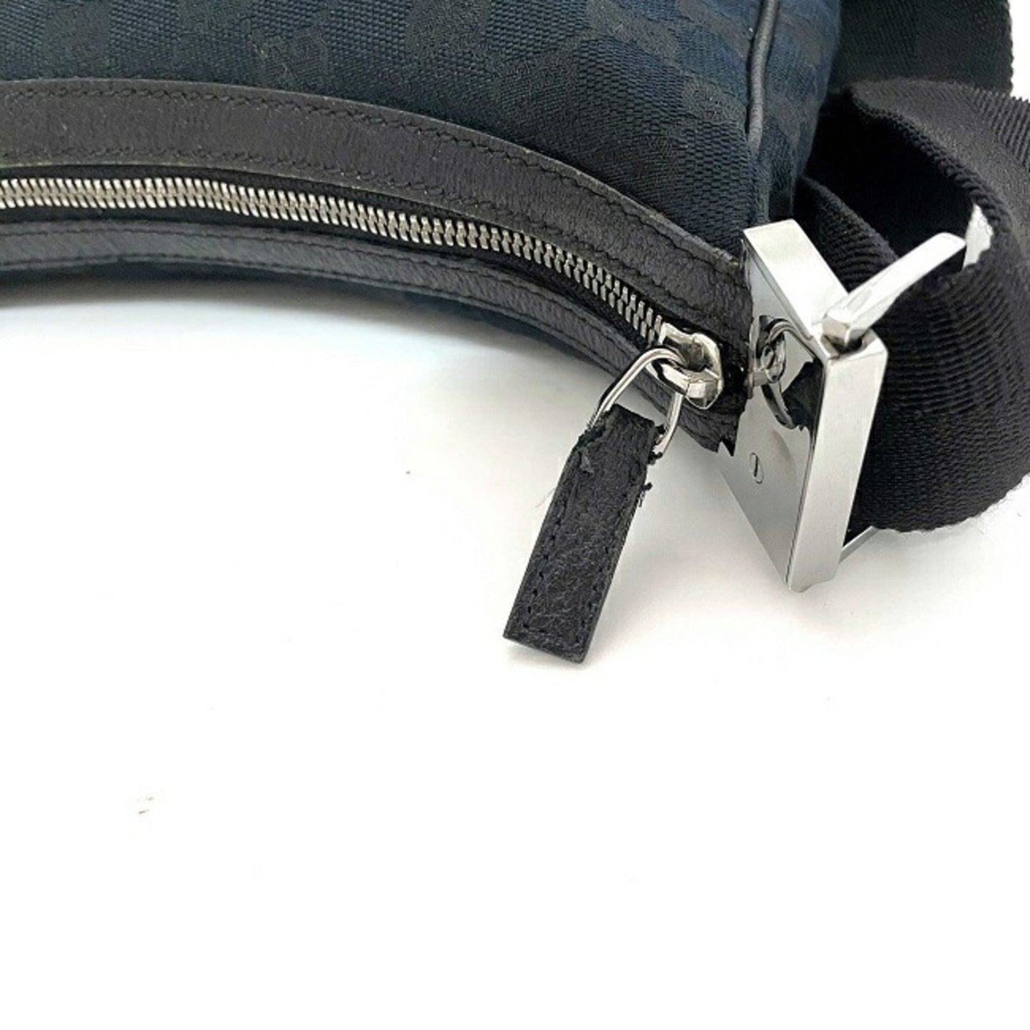 Gucci Shoulder Bag Black 122790 Canvas Leather Gucci Women's Crossbody GG