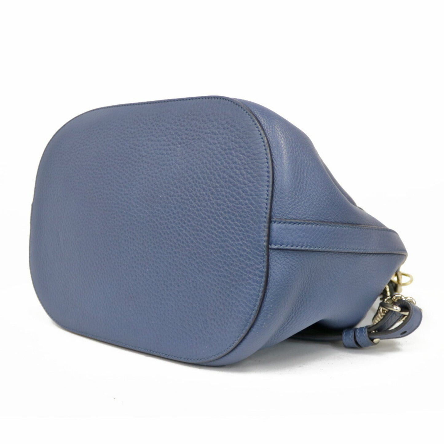 Gucci Handbag Shoulder Bag Chain Bamboo Navy Ladies
