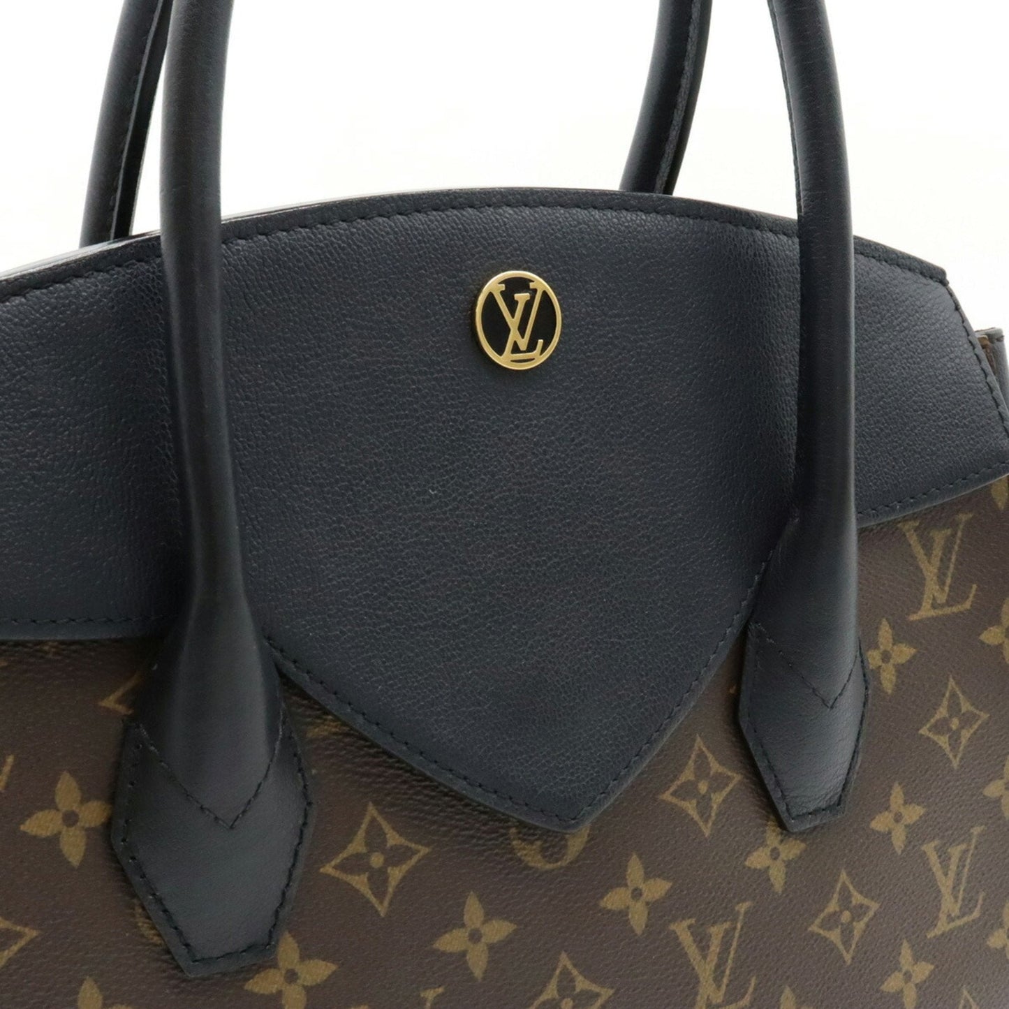 LOUIS VUITTON Monogram Florine Handbag Shoulder Bag Noir Black M42269