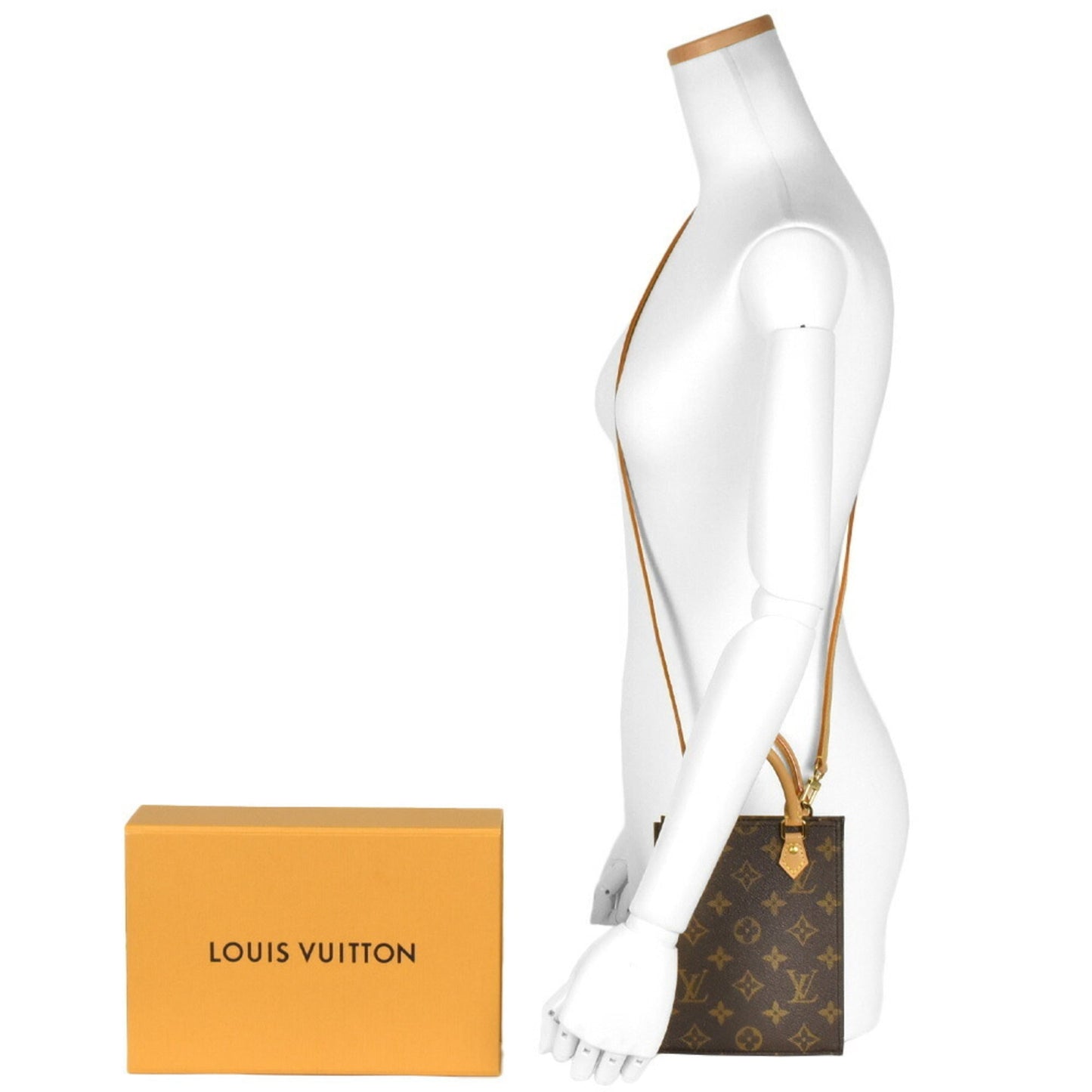LOUIS VUITTON Monogram Petite Sac Pla M69442 with shoulder strap