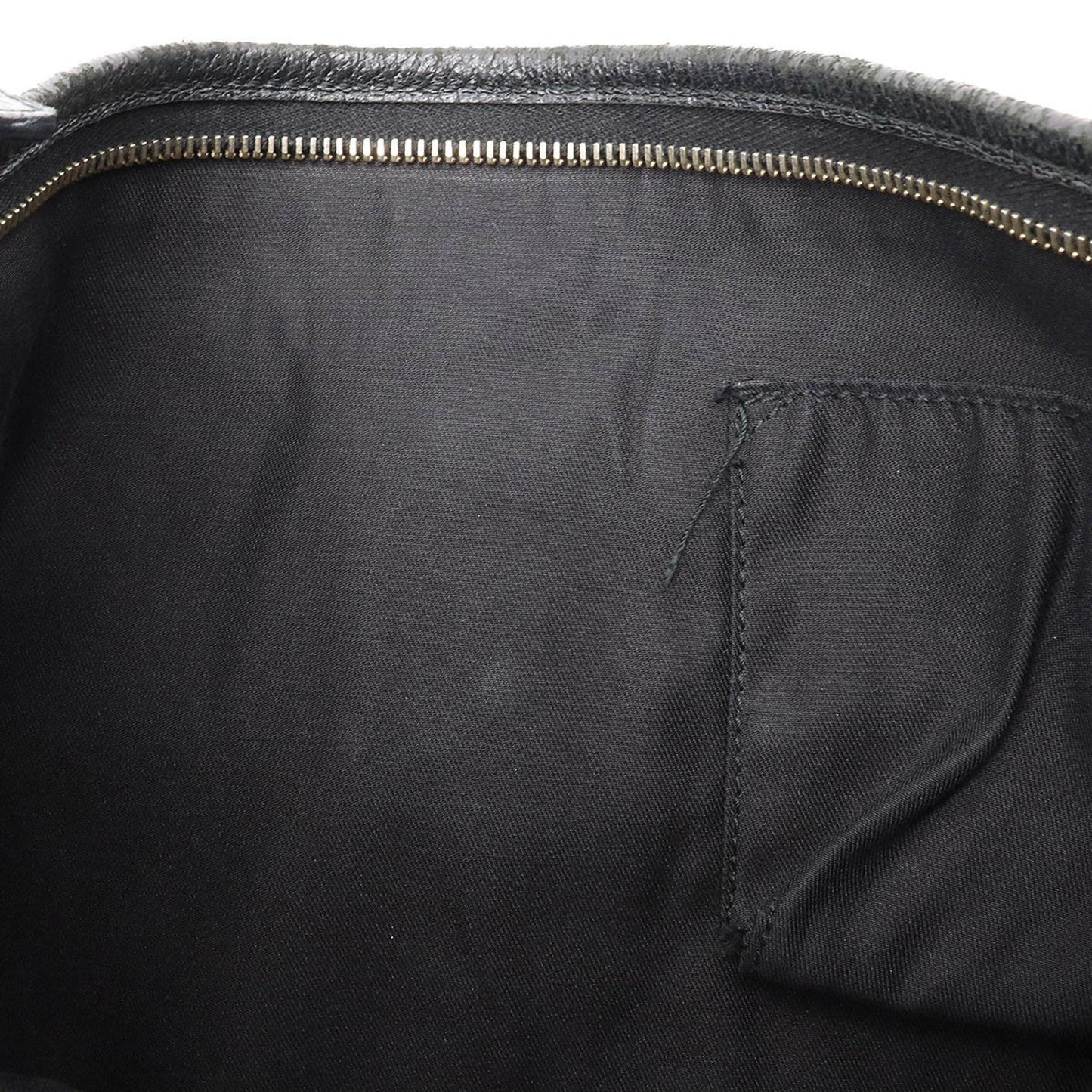 GUCCI GG canvas shoulder bag leather black 131326