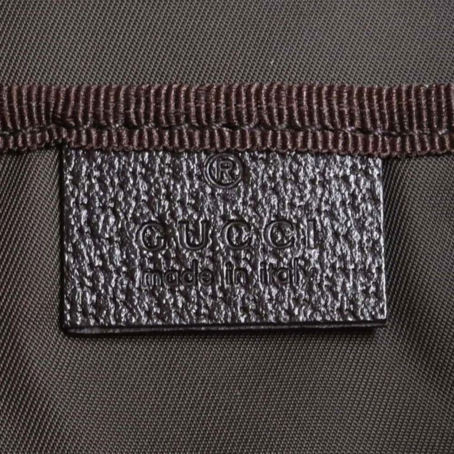 GUCCI GG Canvas Mother's Bag Shoulder 123326 Beige Women's