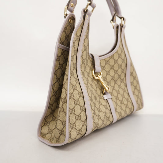 Gucci  Tote Bag  Sima 203494 Women's GG Supreme Tote Bag Beige,Purple