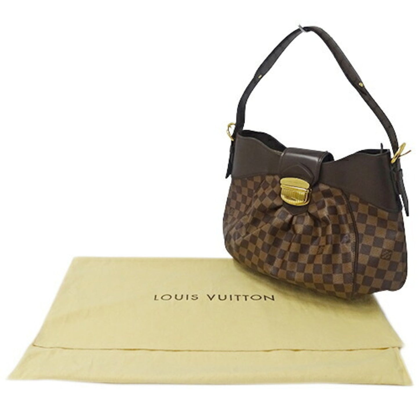 LOUIS VUITTON Bag Damier Women's Shoulder Sistina MM N41541 Brown