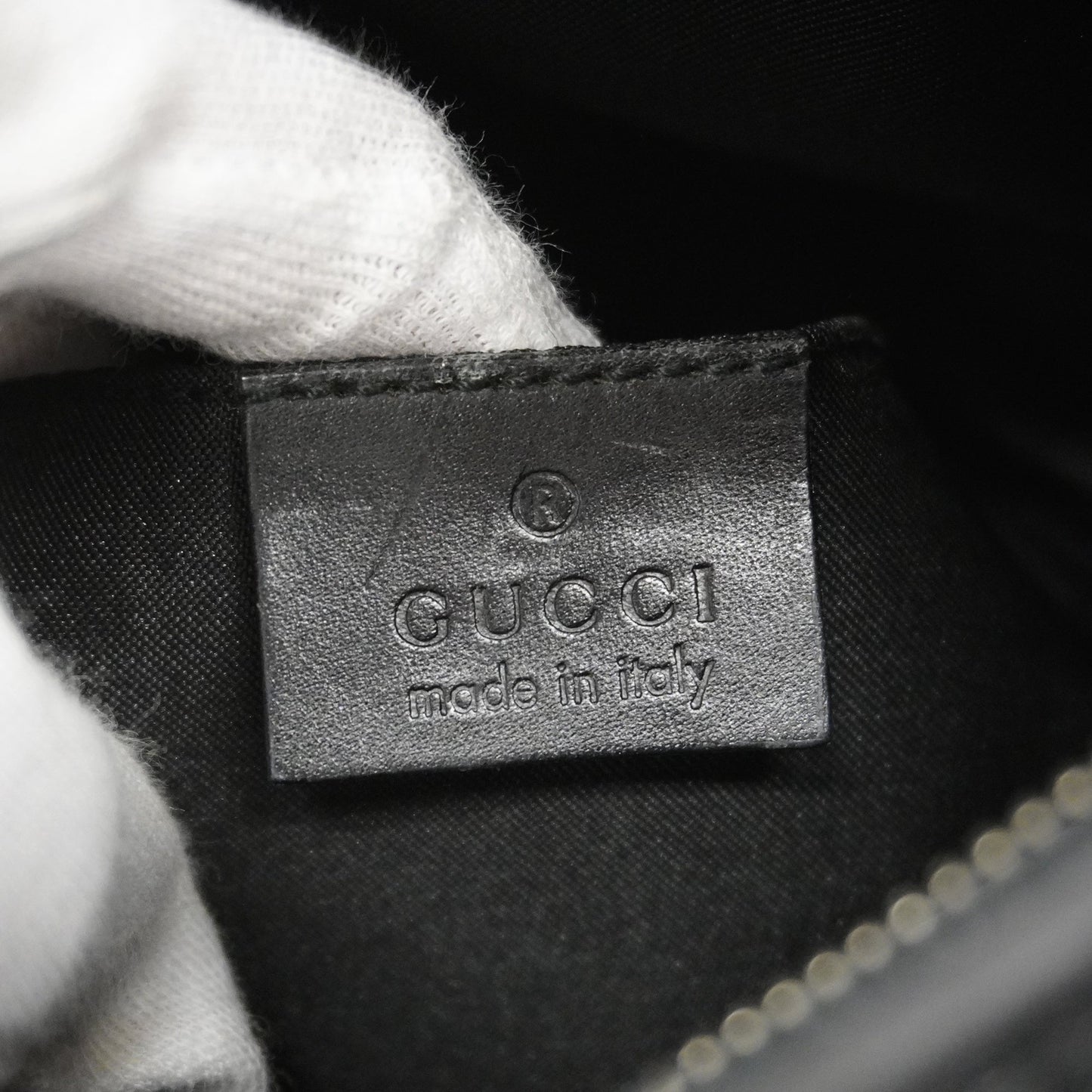 Gucci  000 0602 Women's GG Canvas Hand Bag Black