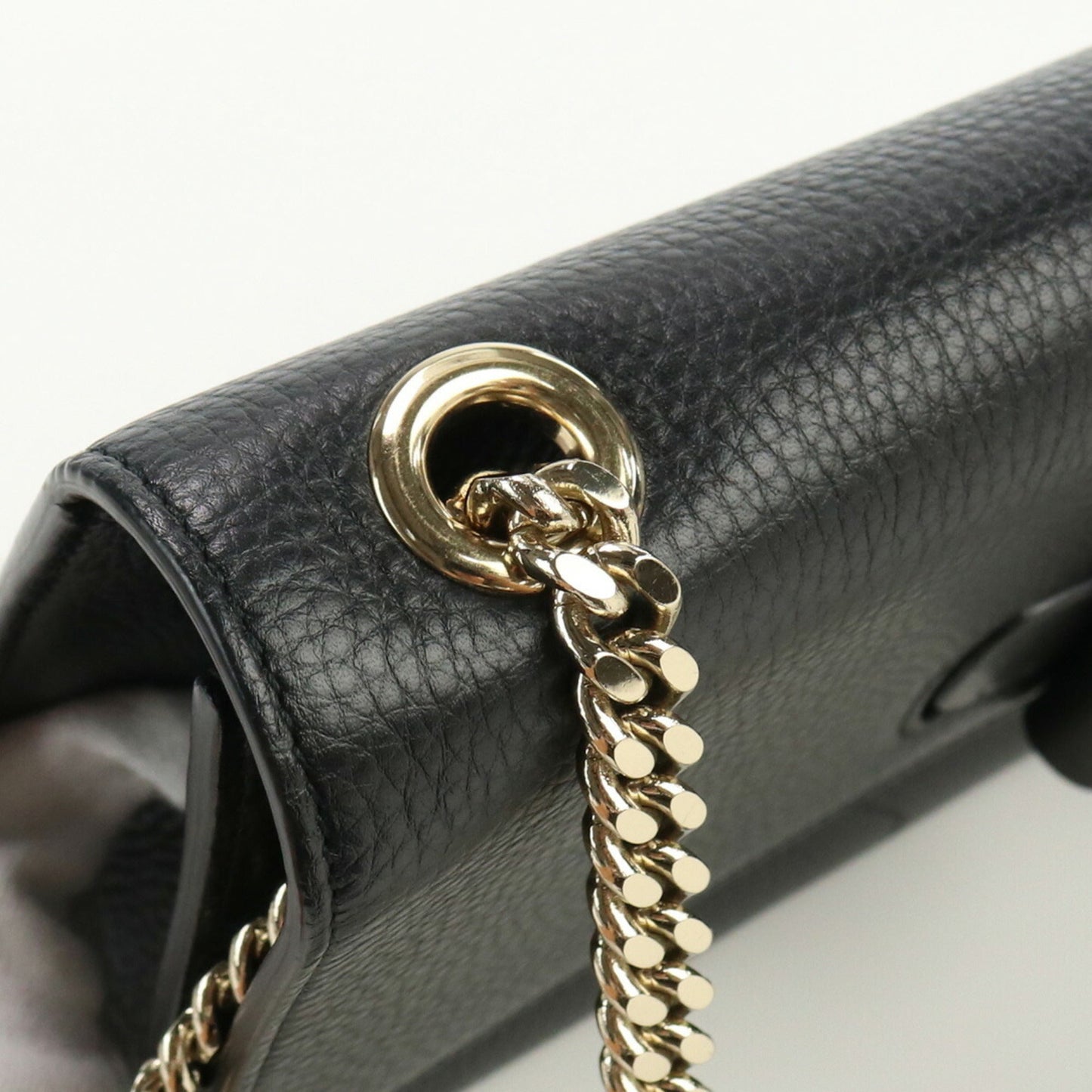 GUCCI Bamboo Chain Shoulder 387611 Bag Leather Women's