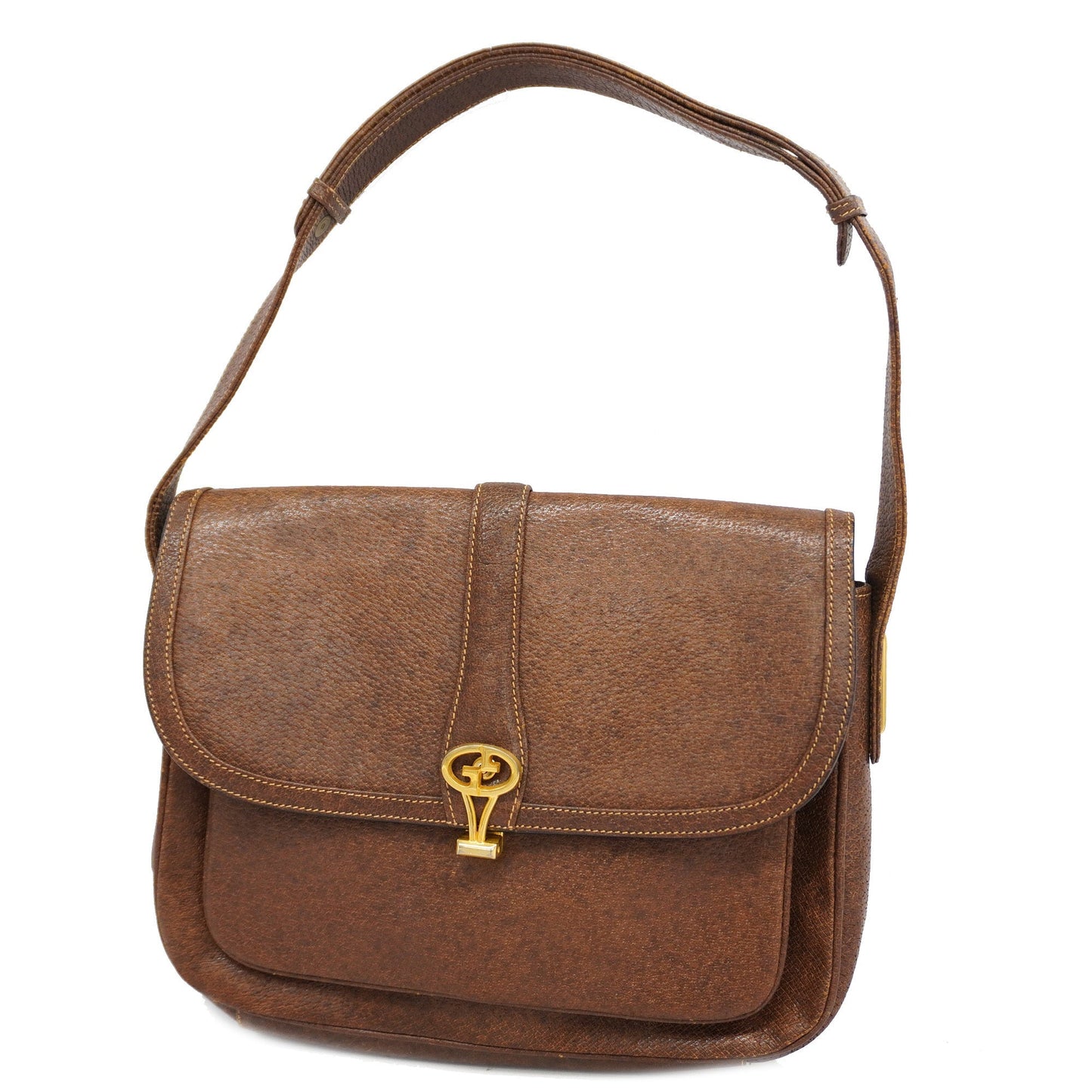 GUCCI  Shoulder Bag Women's Leather Shoulder Bag Brown