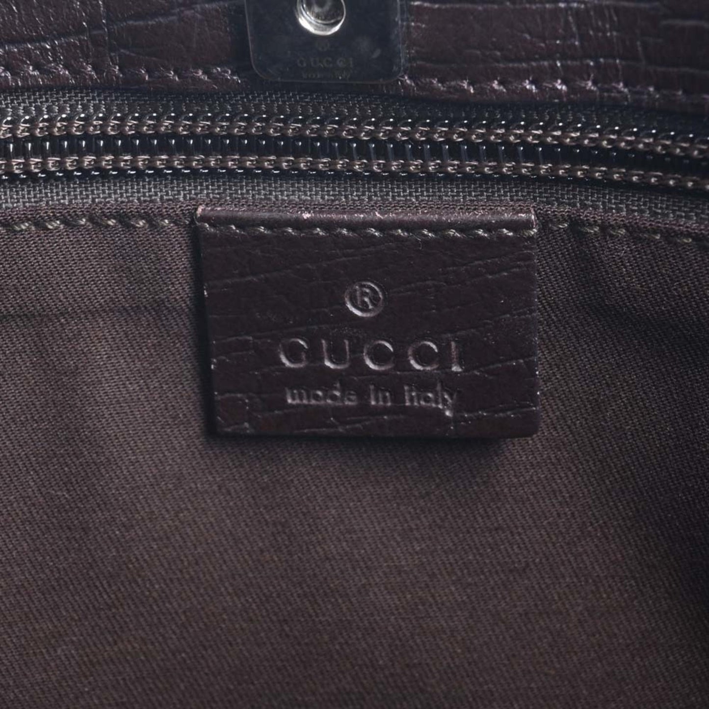 GUCCI GG Supreme Leather Tote Bag 114595 Beige/Brown Women's