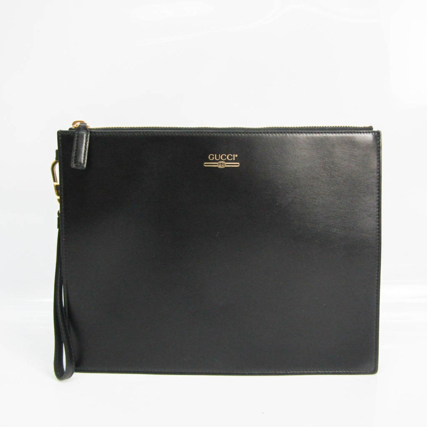 Gucci 547613 Women's Leather Clutch Bag Black
