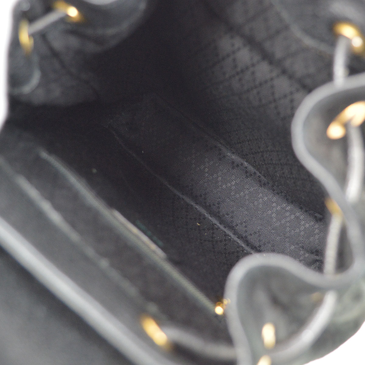 Gucci 1990's Black Suede Python Bamboo Backpack Small AK38542h