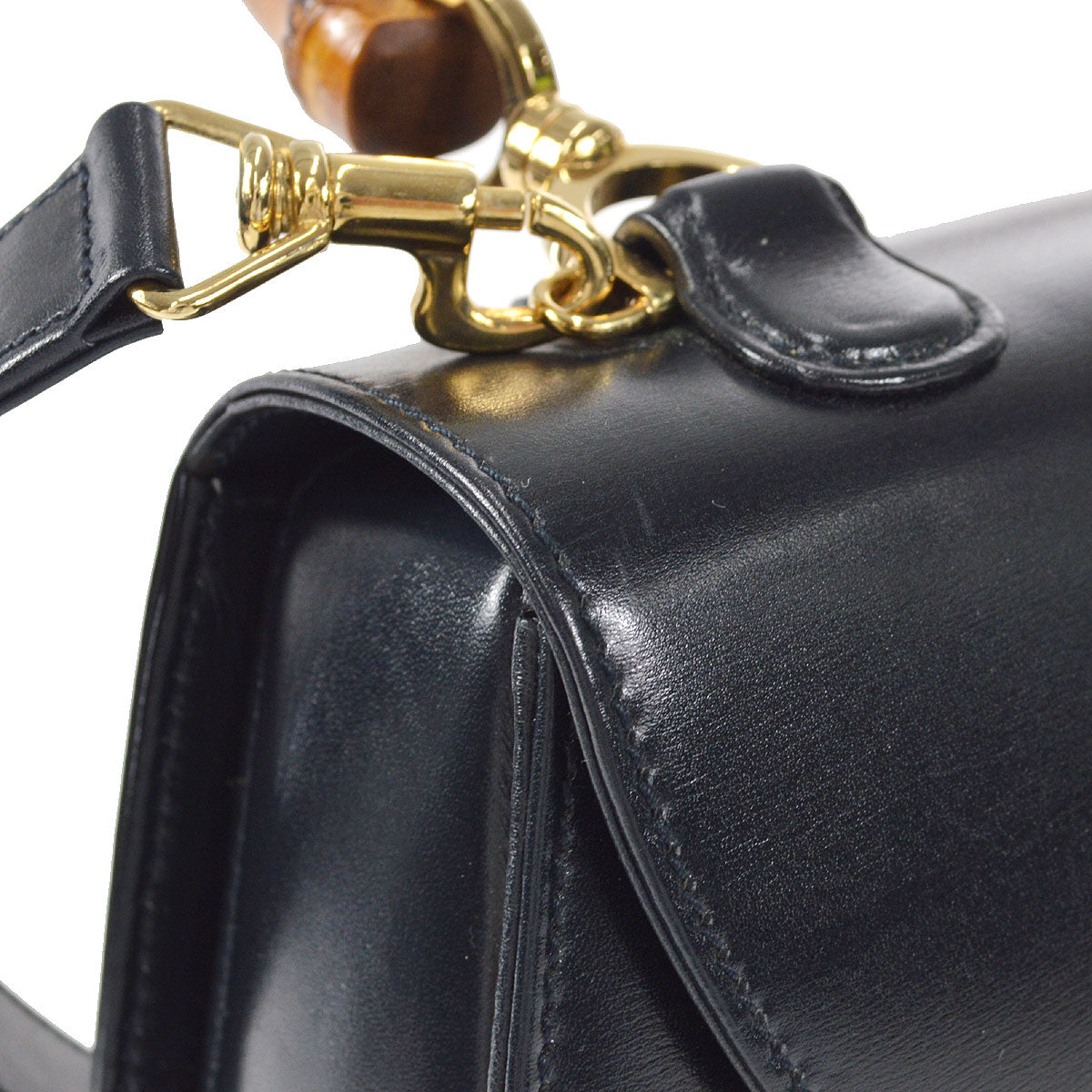Gucci 1980s Classic Bamboo Handbag 57505