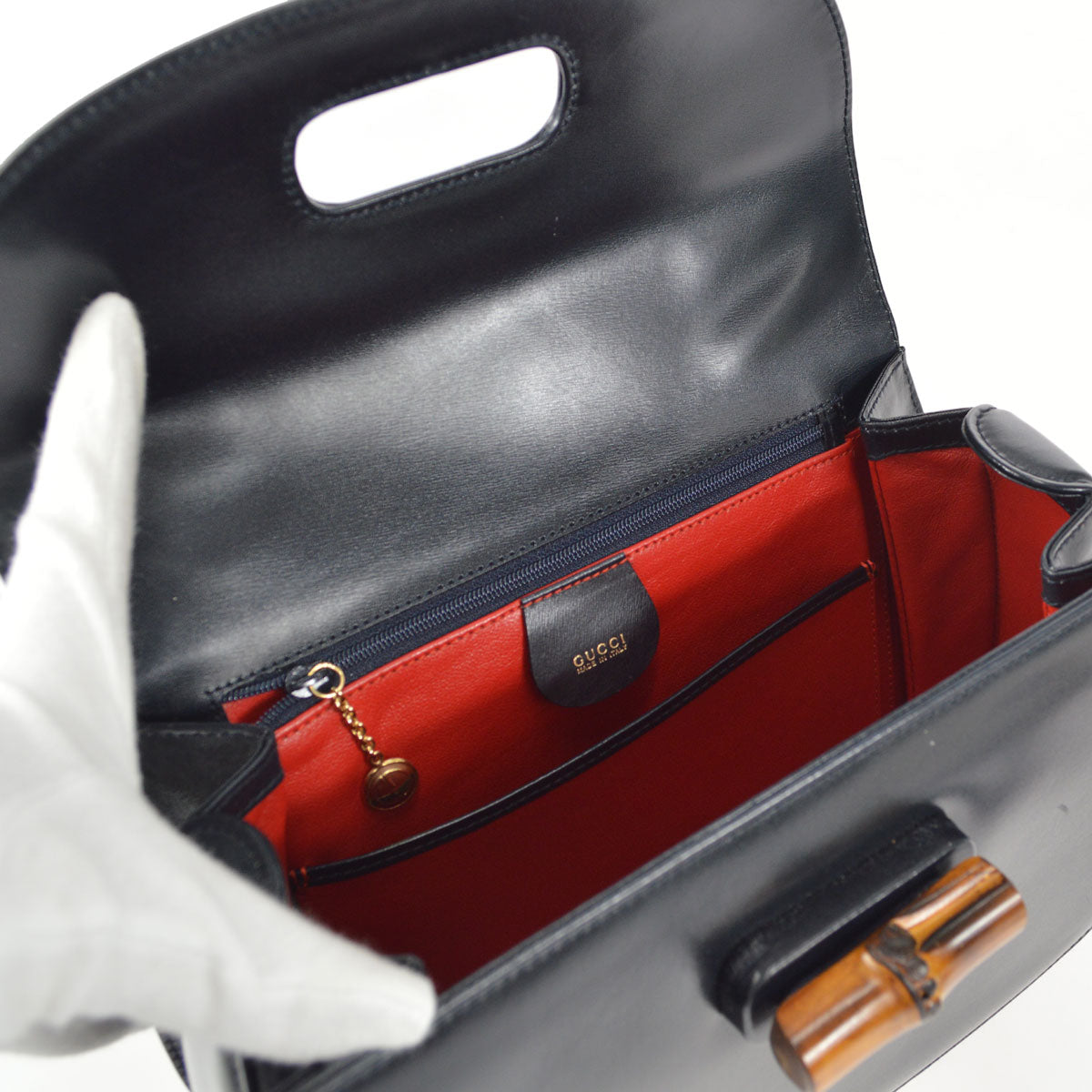 Gucci 1980s Classic Bamboo Handbag 57505