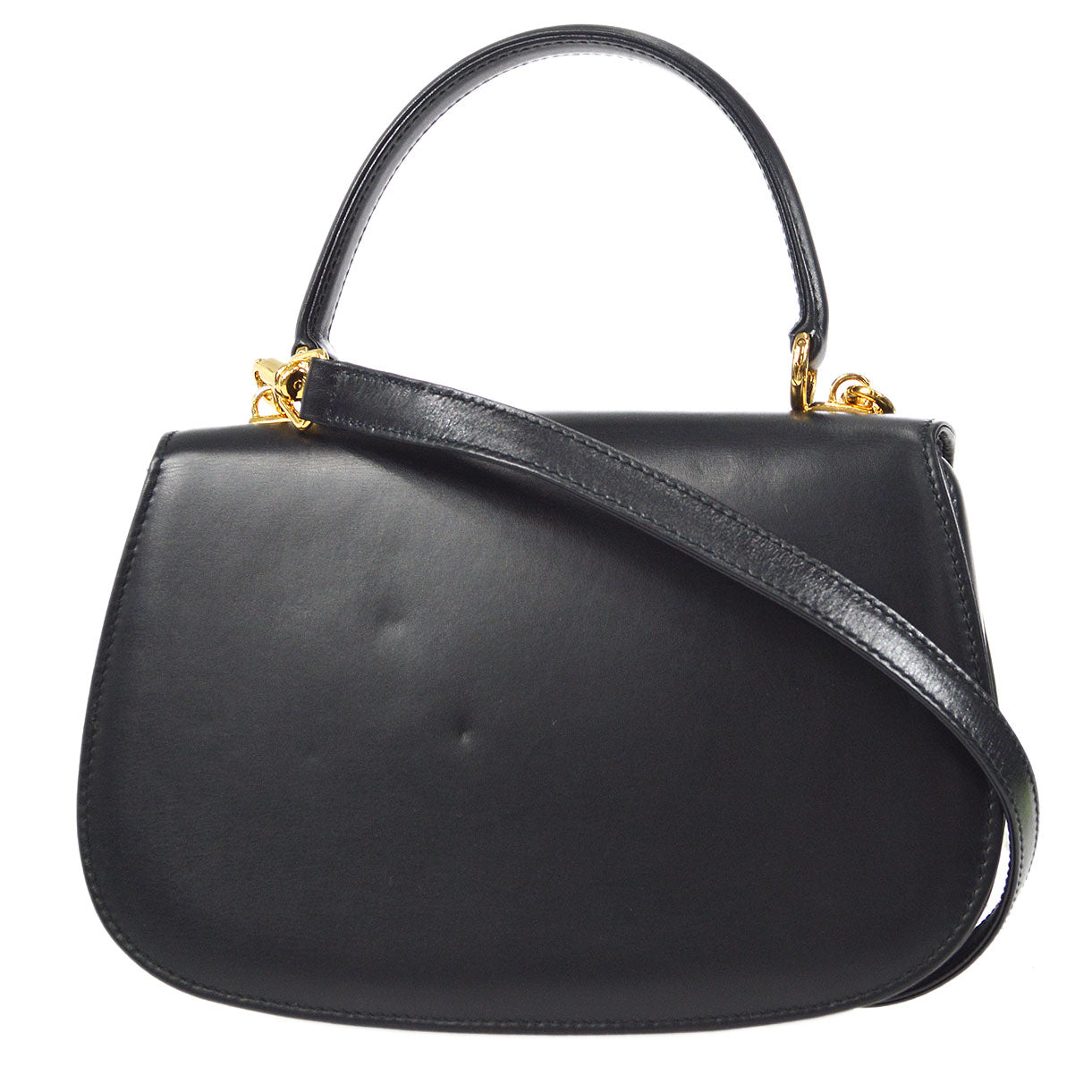 Gucci Lady Lock 2way Shoulder Handbag Black 17843