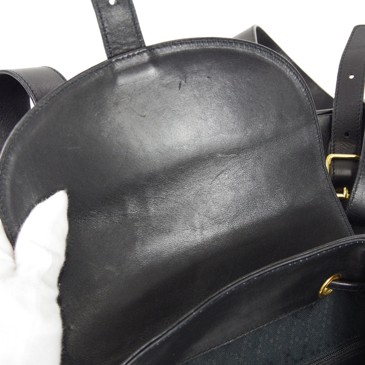 Gucci Bamboo Backpack Black 58083