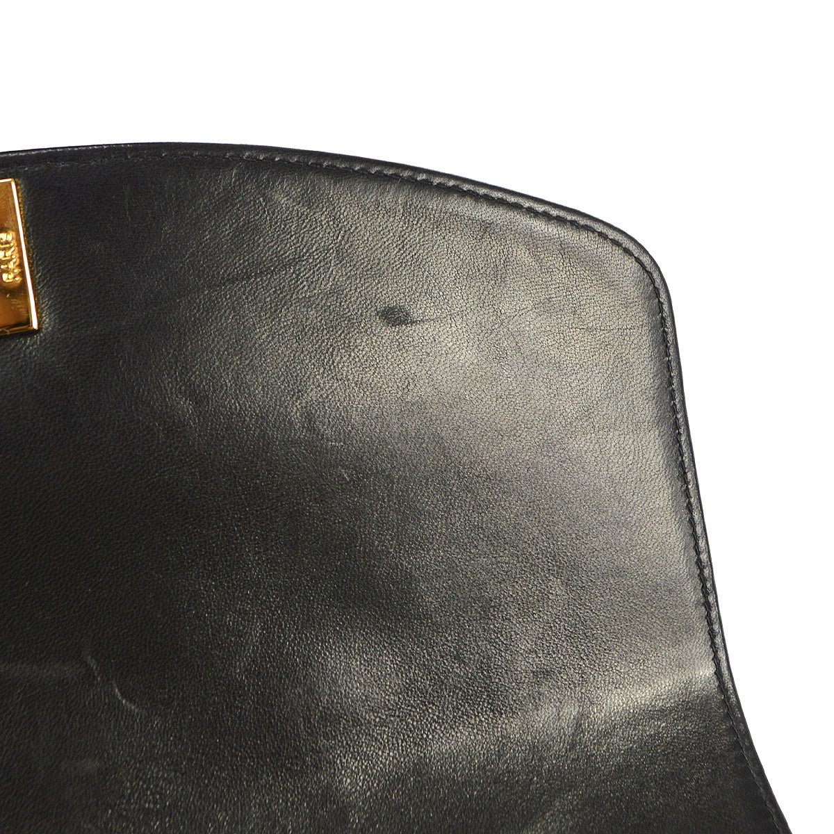 Chanel 1994-1996 Small Diana Chain Shoulder Bag Black Lambskin