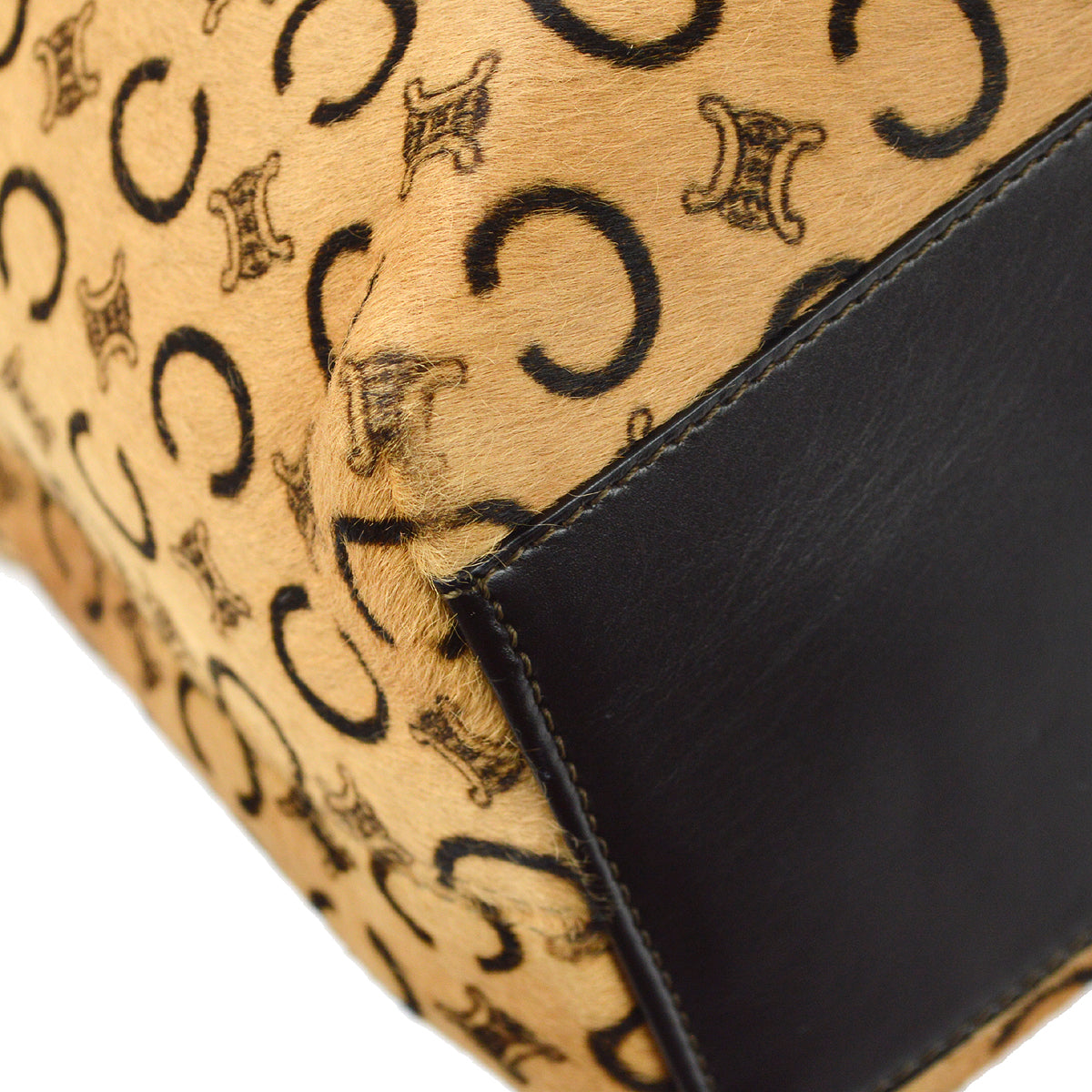 Celine C Macadam Shoulder Bag Pony Hair