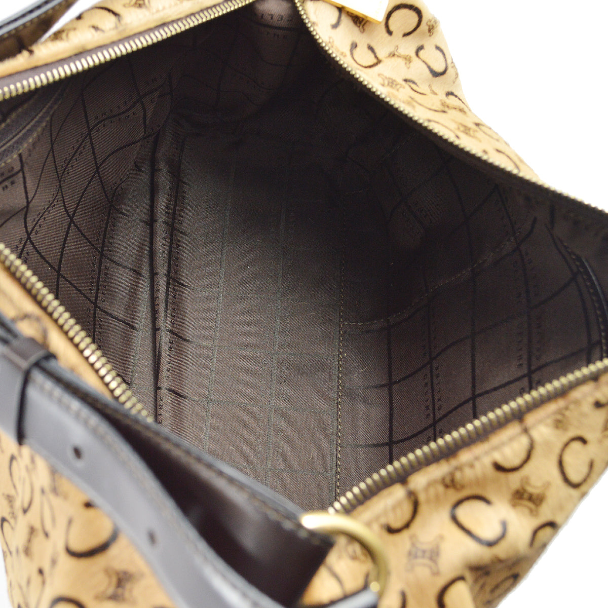 Celine C Macadam Shoulder Bag Pony Hair