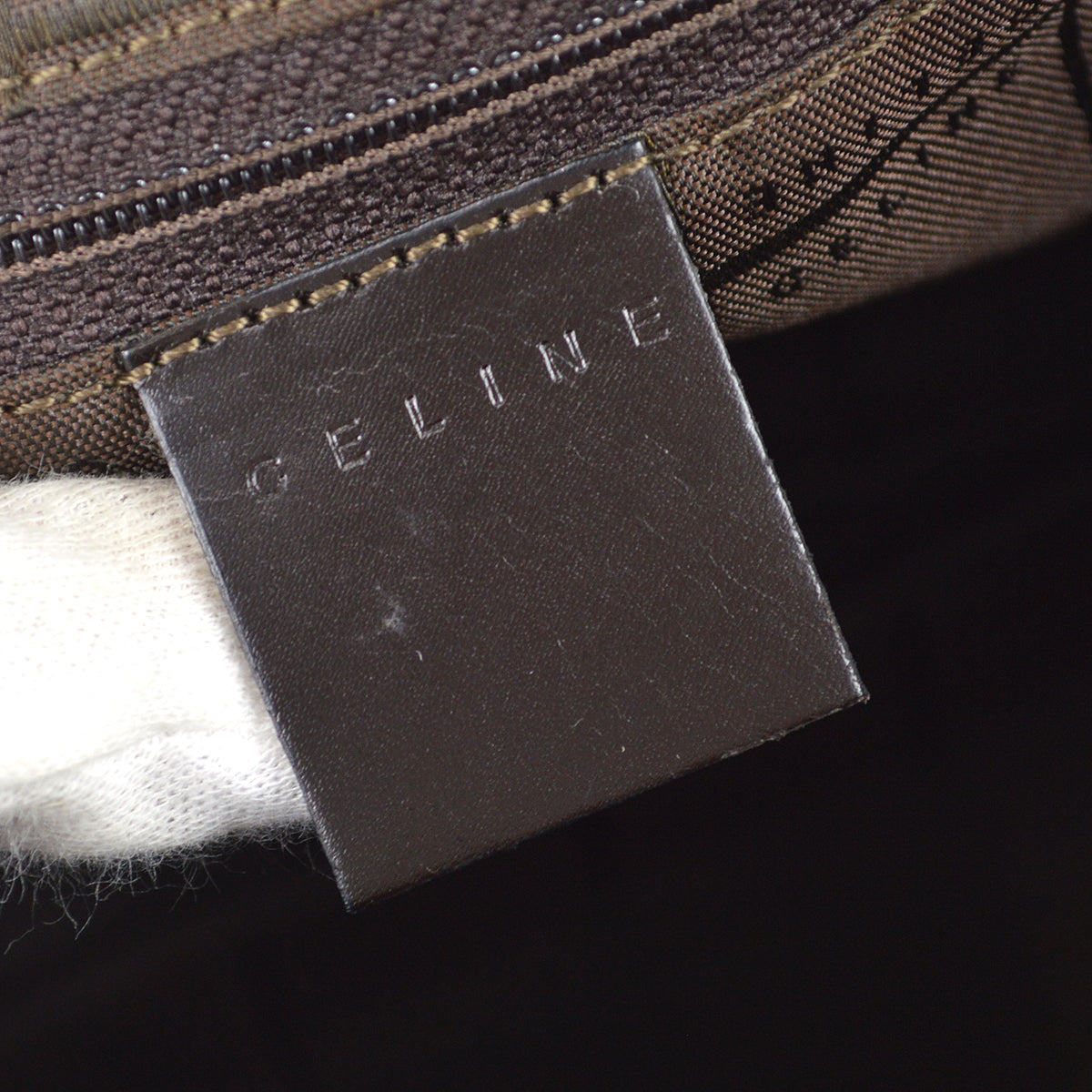 Celine C Macadam Shoulder Bag Pony Hair