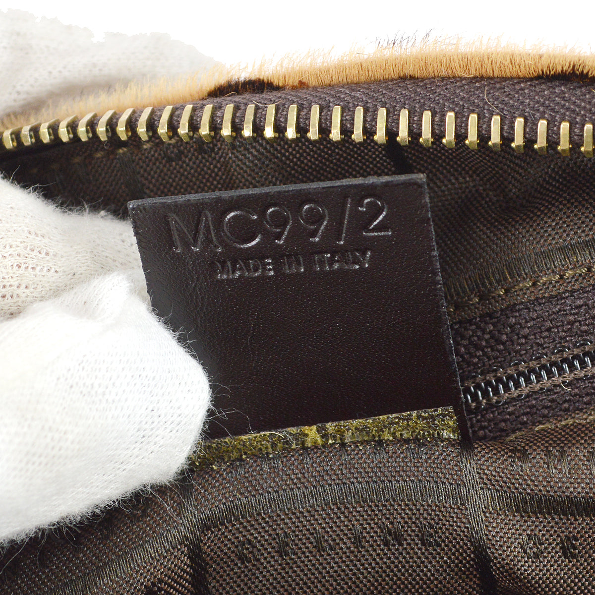 Celine C Macadam Shoulder Bag Pony Hair