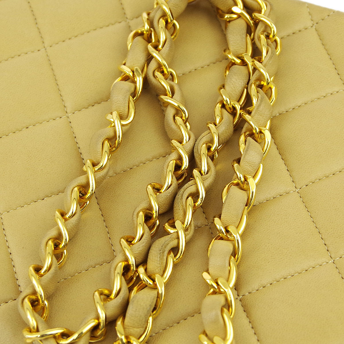 Chanel 1991-1994 Lambskin Medium Diana Shoulder Bag