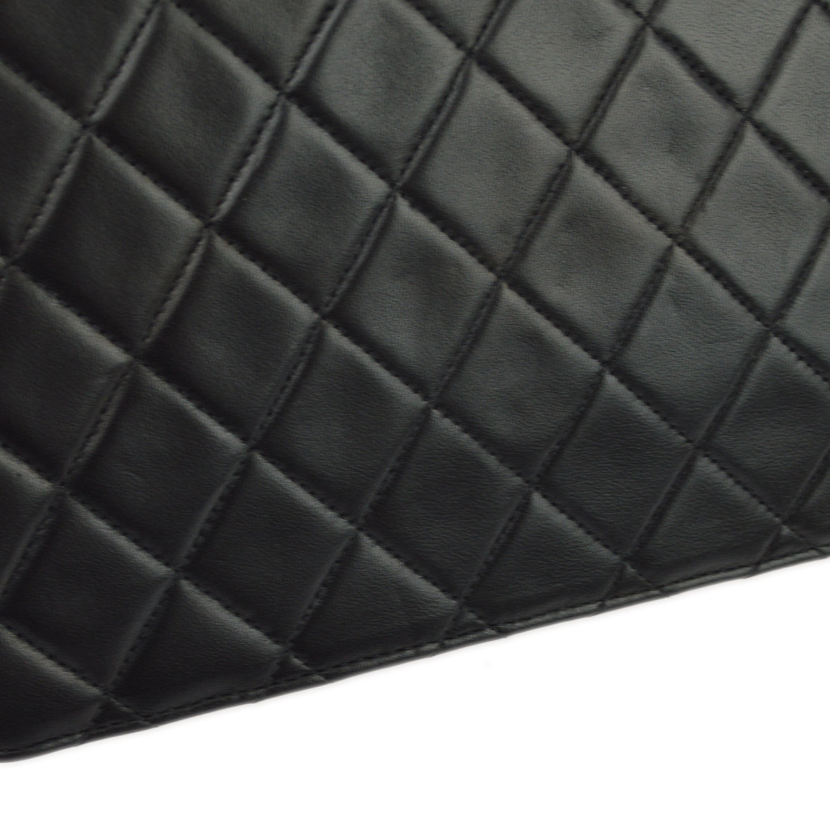 Chanel 2001-2003 Black Lambskin Turnlock Small Half Flap Shoulder Bag
