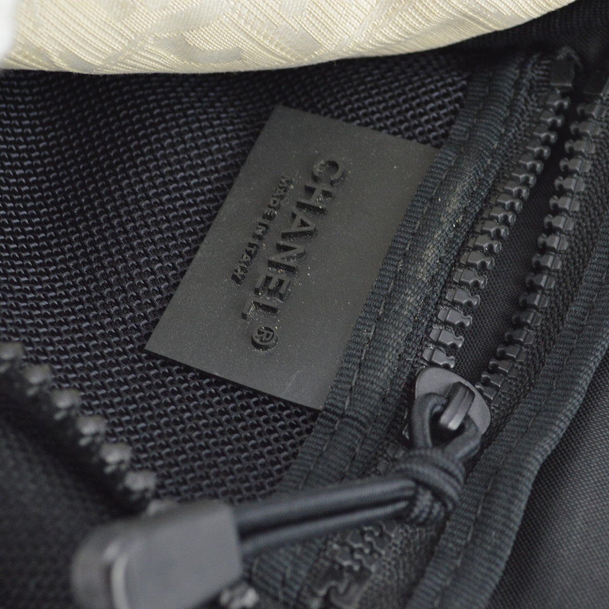 Chanel 2003-2004 Beige New Travel Sport Line Shoulder Bag