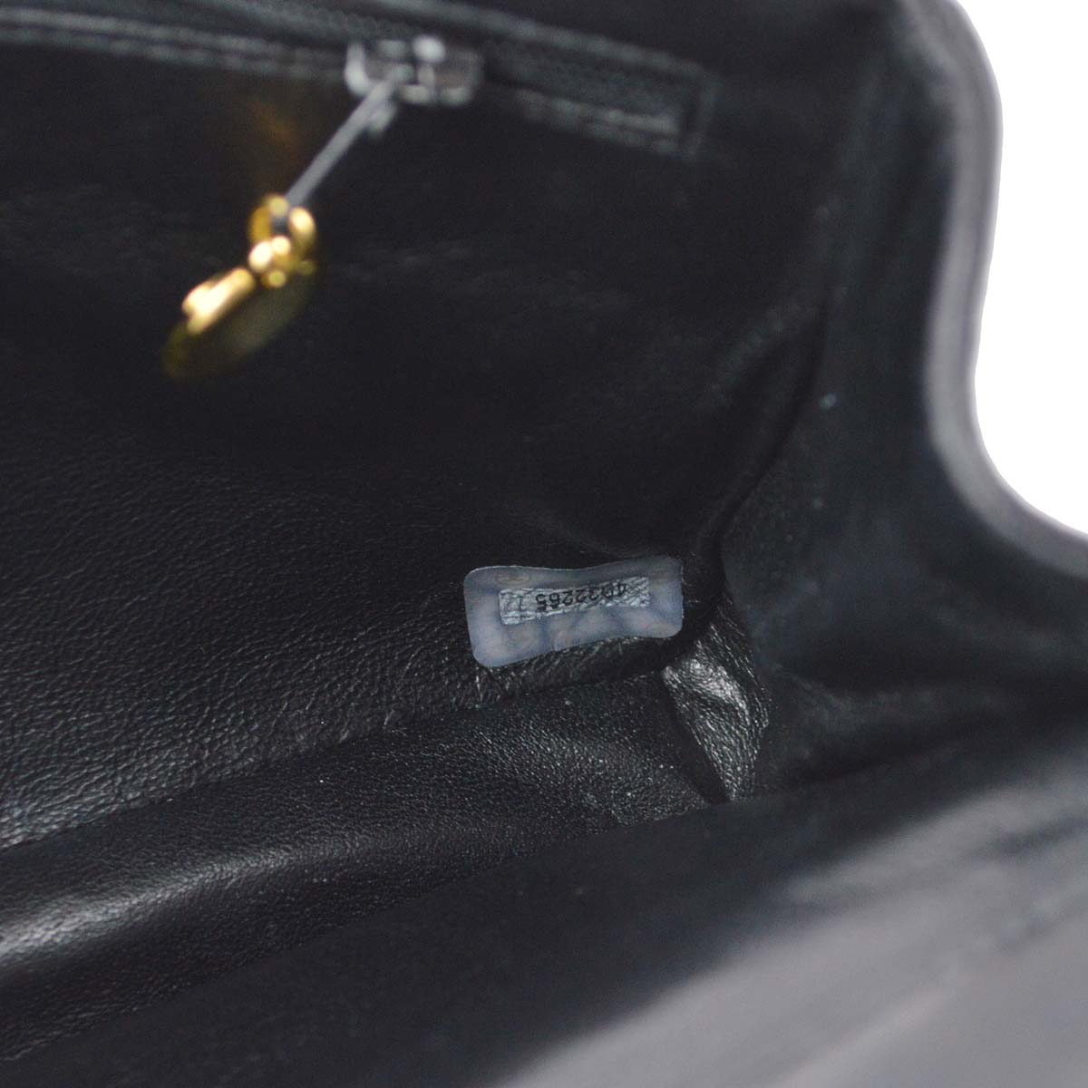 Chanel Black Lambskin Double Sided Classic Flap Shoulder Bag