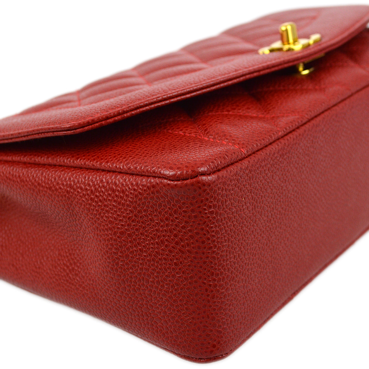Chanel 1994-1996 Caviar Medium Diana Shoulder Bag