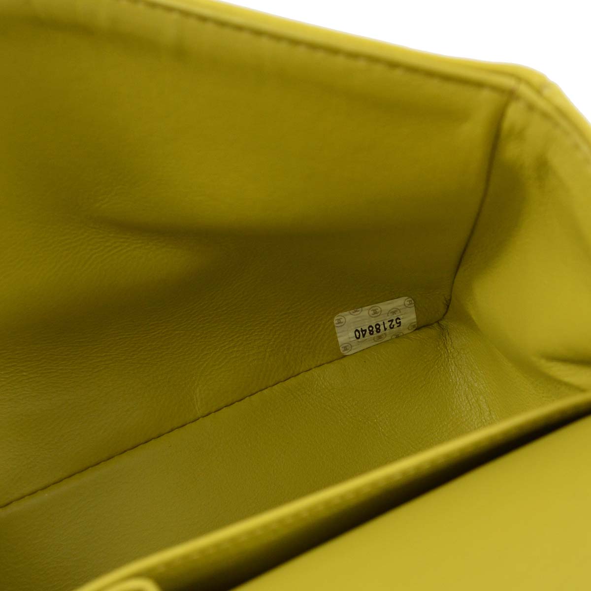 Chanel * 1997-1999 Green Lambskin Medium Classic Double Flap Shoulder Bag