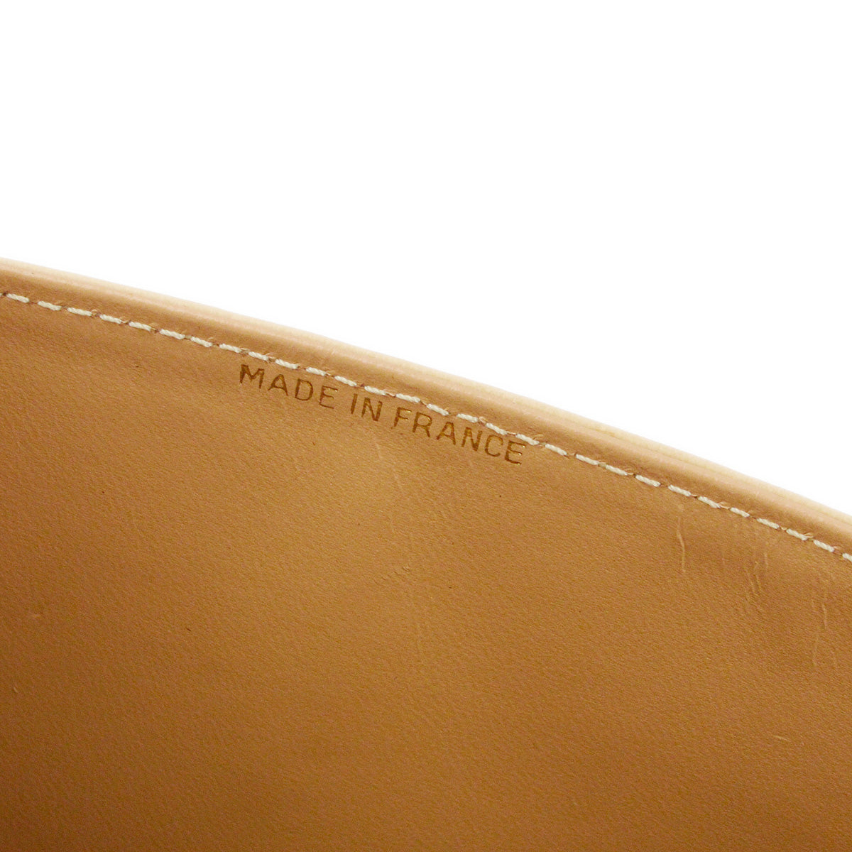 Chanel 1991-1994 Beige Lambskin Paris Limited Medium Double Flap Shoulder Bag