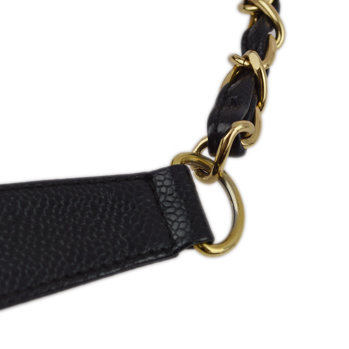 Chanel 2001-2003 Black Caviar Shoulder Bag