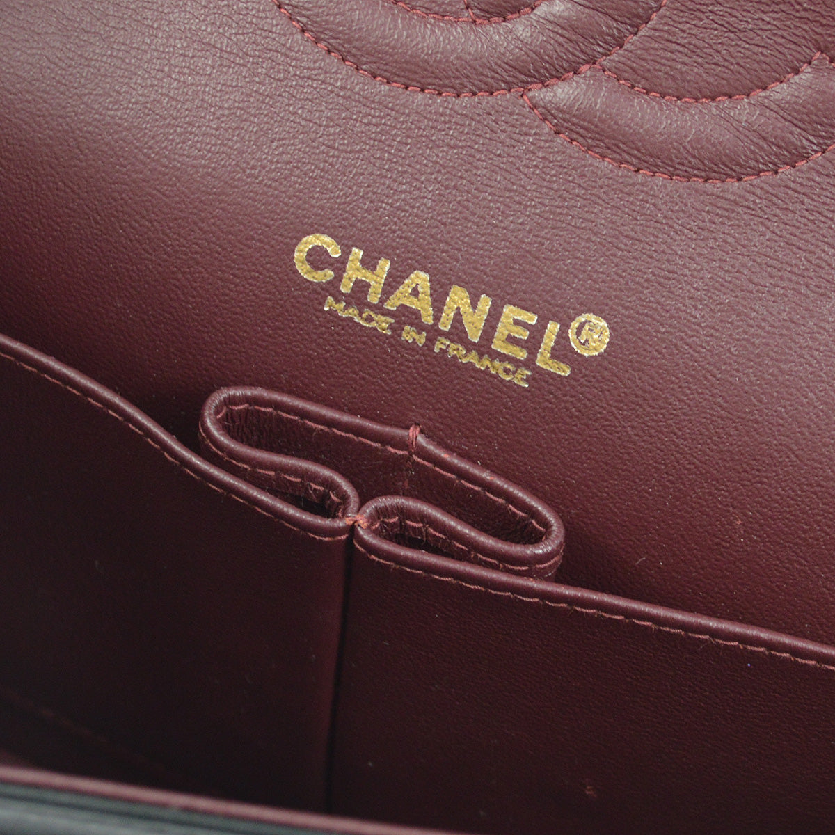 Chanel 2000-2001 Black Lambskin Medium Classic Double Flap Shoulder Bag