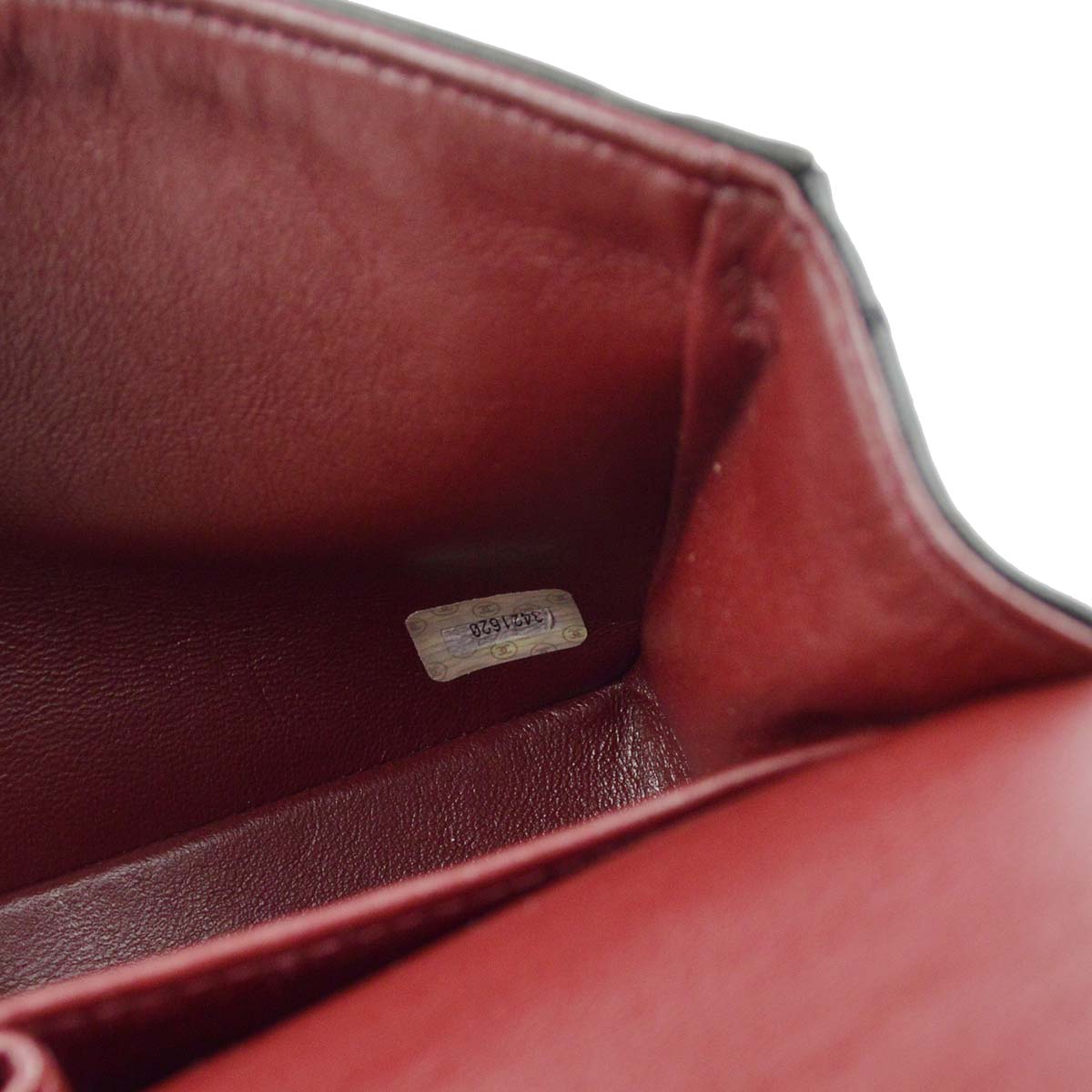 Chanel 1994-1996 Black Lambskin Small Classic Double Flap Shoulder Bag