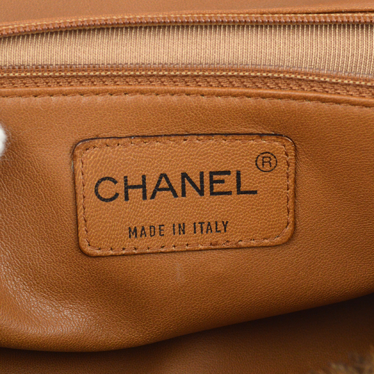 Chanel 2000-2001 Brown Fur Straight Flap Shoulder Bag
