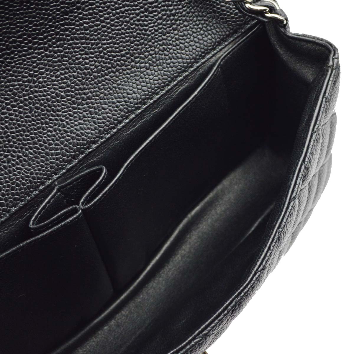 Chanel * 2006-2008 Black Caviar East West Shoulder Bag