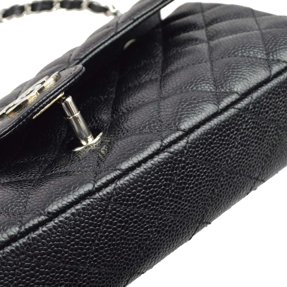 Chanel * 2006-2008 Black Caviar East West Shoulder Bag